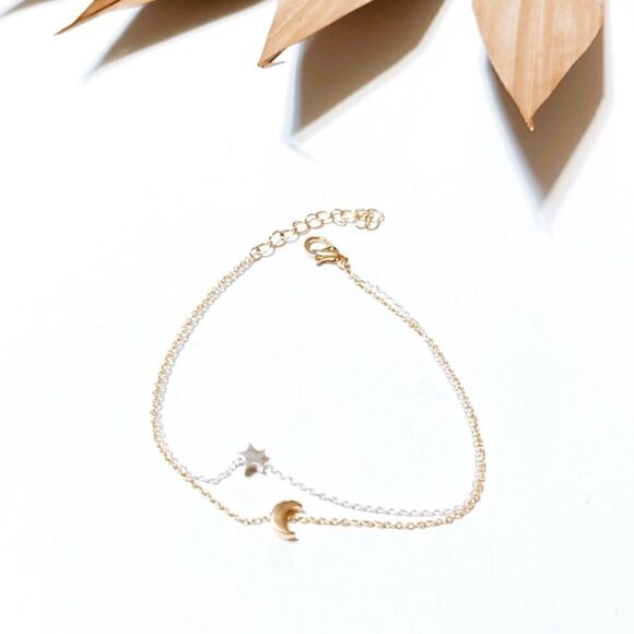 Boho charm anklet S571 - Picture 2 of 3